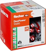 fischer DuoPower 10 x 50 Universal Plug 50 pcs