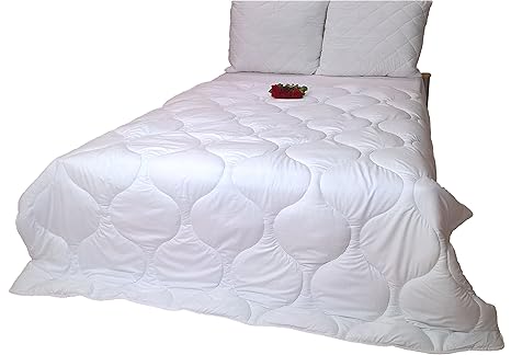 KMP Bettdecke Steppdecke Ganzjahredecke Winterdecke 4Jahreszeitendecke Mikrofaser (155 x 200 cm - GANZJAHRESDECKE)