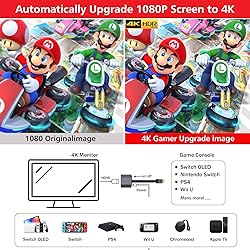 HDMI Upscaler- Auto Upgrader 1080P/2K to 4K TV Game