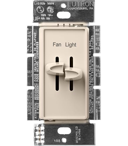 Kichler 6-Speed Ceiling Fan Wall Control - White Finish With Reverse Function