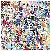World Dandy's Graffiti Stickers for Teens Girls Motivate Gift Favors,110 PCS Dandy's World Cute Style Stickers for Skateboard