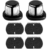 Fette Filter - 2 HEPA + 4 Foam Filter Compatible with Bissell Adapt Ion PowerLifter ReadyClean XRT