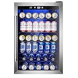 Wine Cooler 37 Bottle Freestanding Fridge with
