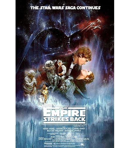 Amazon.com: Star Wars Poster The Empire Strikes Back Rare HOT New