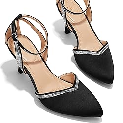 mysoft Women's Pumps Shoes Pointed Toe Kitten Low