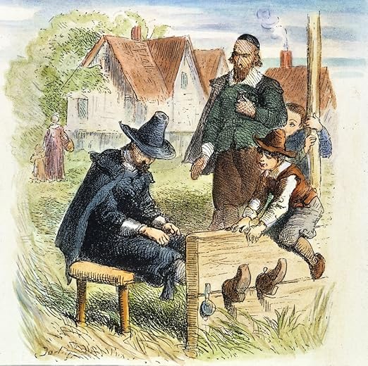 Puritan Stocks 17Th Cent Nenforcing Puritan Morality With The Stocks In Colonial New England