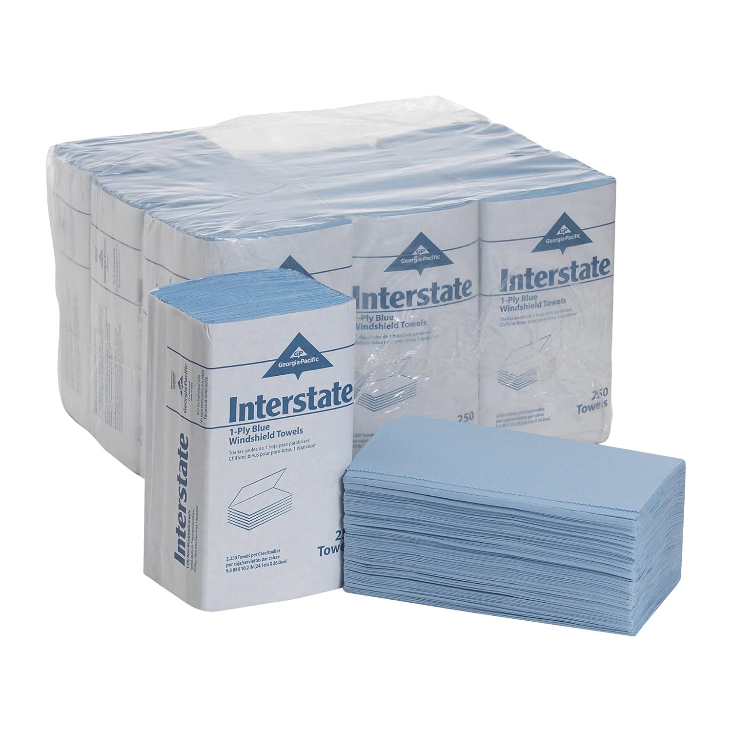 Interstate® Windshield Towels by PACIFIC, 1PLY, AUTO WIPES