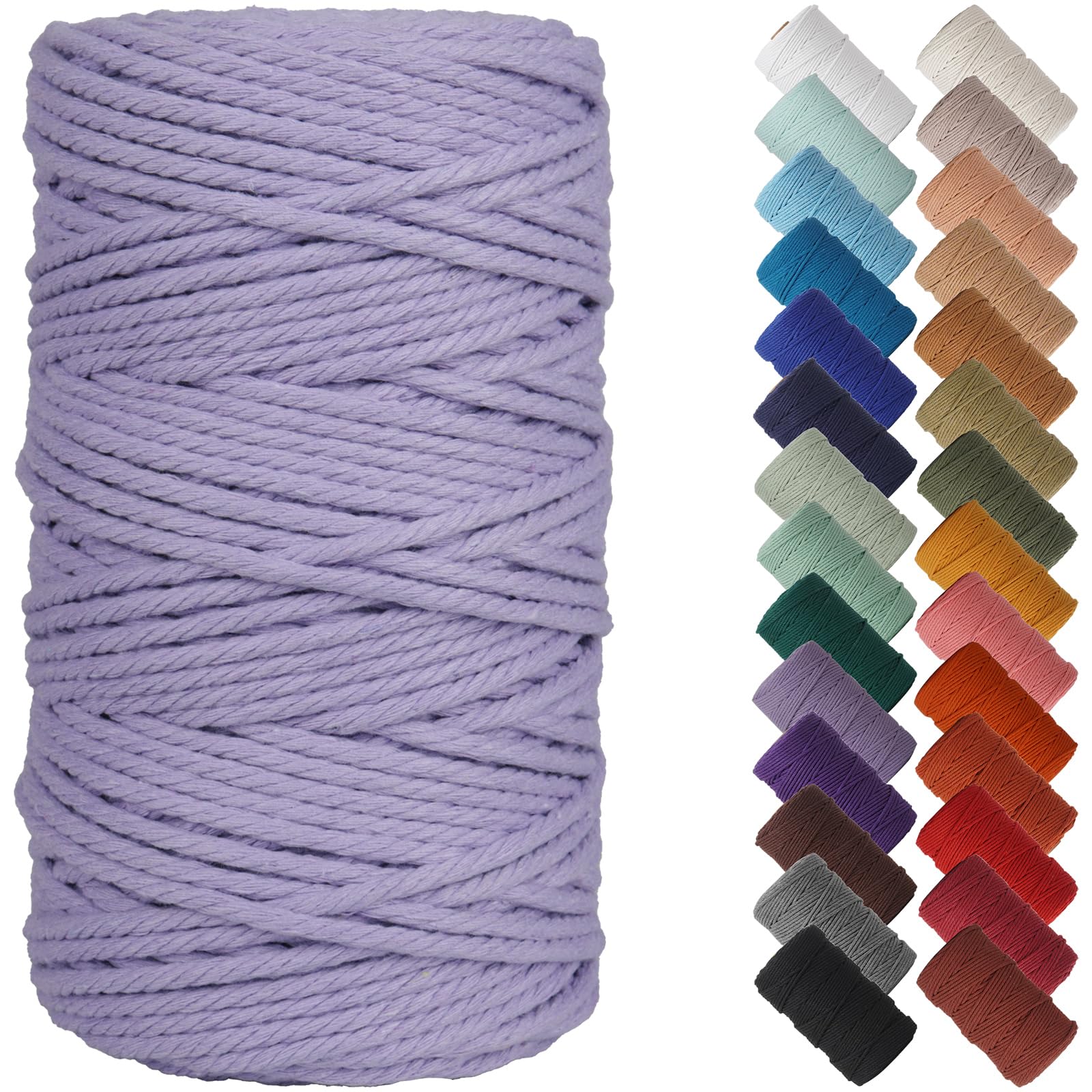 NOANTA Light Purple Macrame Cord 4mm x