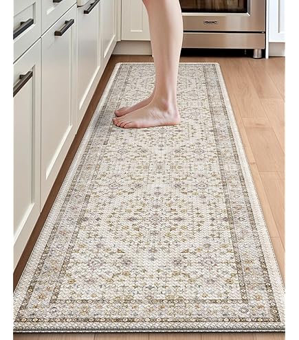 House Of Noa Nama Standing Mat – Anti-Fatigue Cushioned Kitchen Mats For Floor | Ergonomic Bounce-Back Foam Kitchen Mats | Anti-Fatigue Mats For Kitchen & Standing | Ula Calico | 22 - View #2