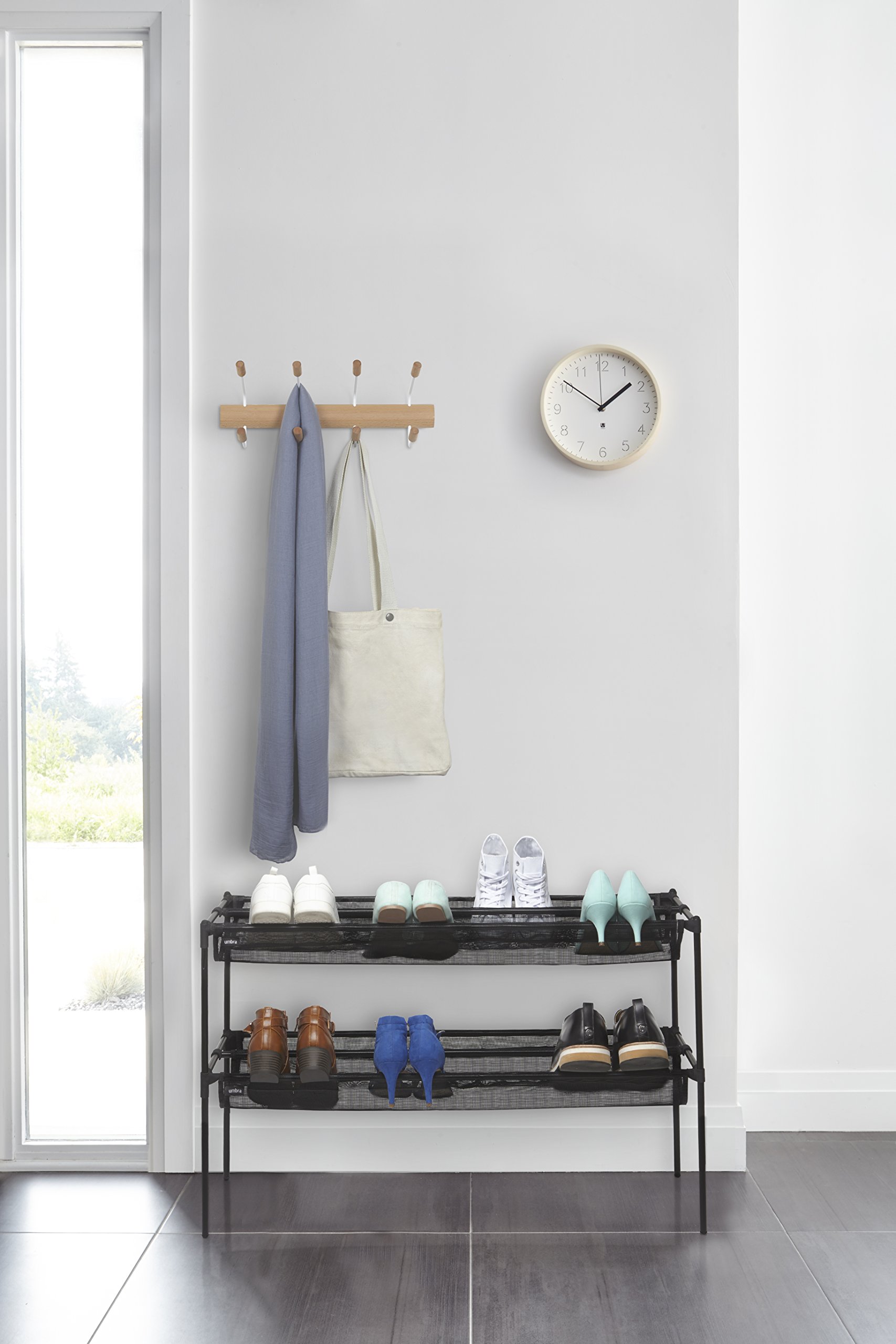 Umbra Shoe Sling, Stacking Shoe Rack Organizer TwoTiered Shoe Rack