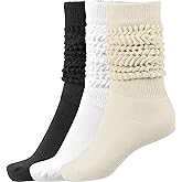 BomKinta Slouch Socks Women Thigh High Boot Socks Soft Scrunch Socks - Gifts for Women Size 5-11