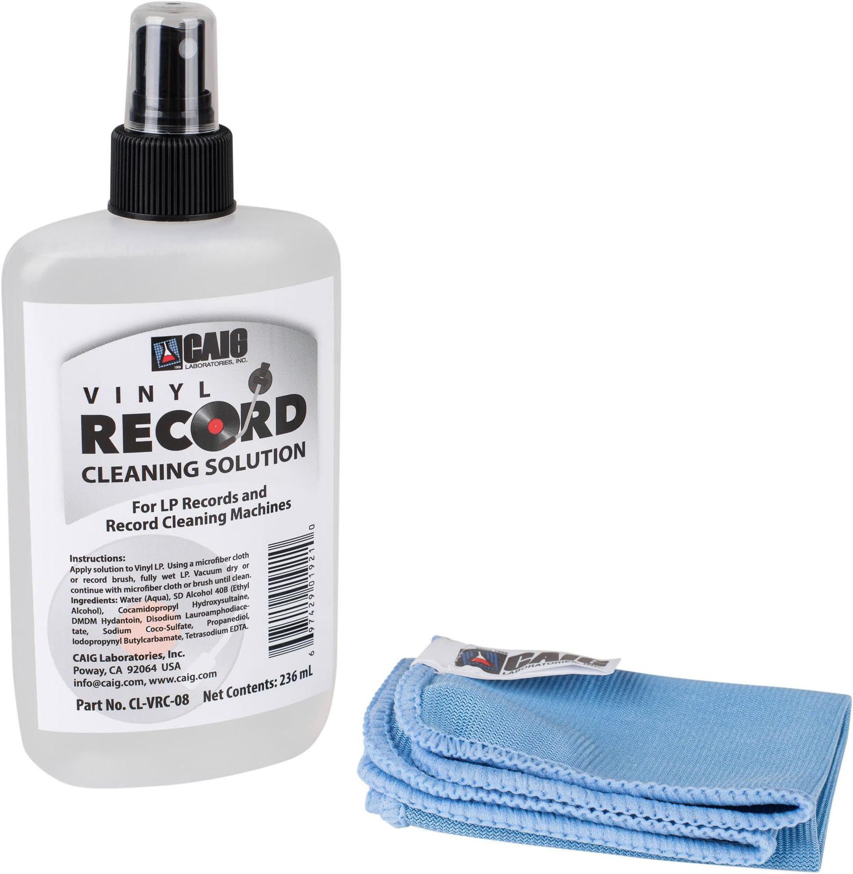 Caig Labs Vinyl Record Cleaner, CL-VRC-08