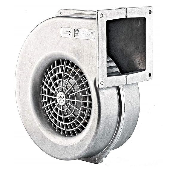 AG-120E Industrie ALU Radiallüfter 395m3/h Radialventilator Zentrifugal Radial Gebläse, Lüfter, Ventilator Motorgebläse motor