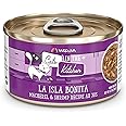 Weruva Cats in The Kitchen, La Isla Bonita with Mackerel & Shrimp Au Jus Cat Food, 3.2oz Can (Pack of 24)