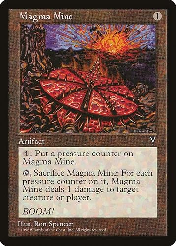 Amazon マジックザギャザリング Mtg 茶 アーティファクト 英語版 マグマ地雷 Magma Mine Vis 149 アンコモン トレカ 通販