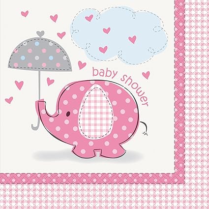 umbrella elephant baby shower