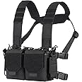 VISMIX Tactical Chest Rig, Adjustable&Detachable Molle Chest Rigs