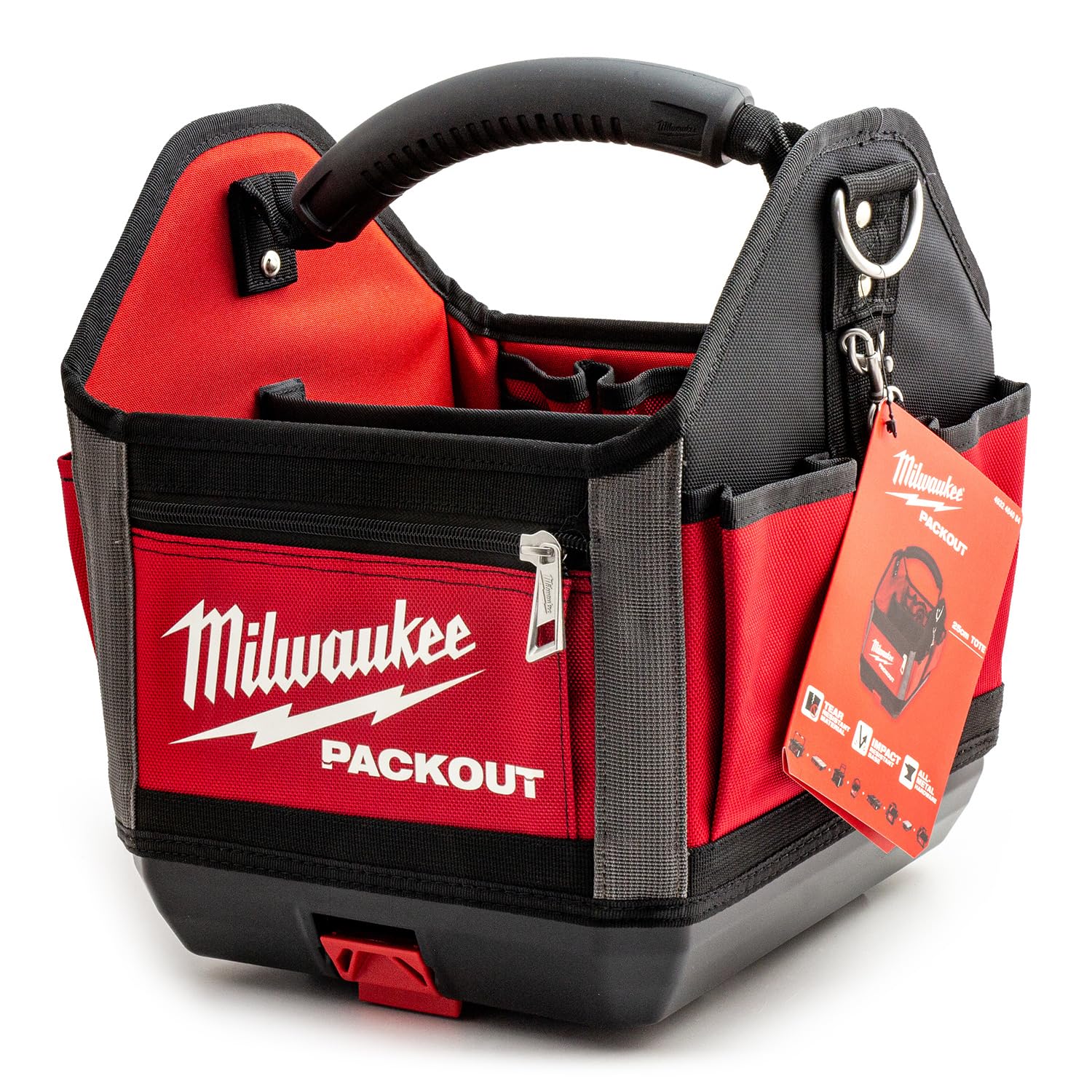 Milwaukee 0 932464084 PACKOUT Tote Tool Bag 25cm, Red