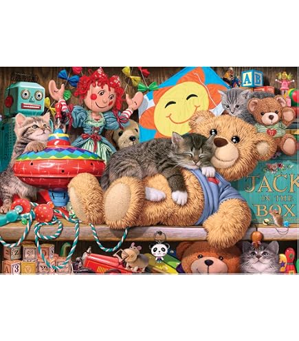 Anatolian Puzzle - Kitten Play Bedroom, 260 Piece Jigsaw Puzzle, 3331