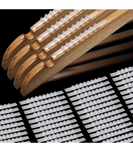 ExecuSystems 1600 Bandes Anti-Glisse Mousse Pour Cintres – Protection Tissus Fins