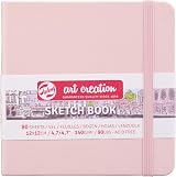 Talens Art Creation Sketchbook Pastel Pink 12x12cm 140g 80 Sheets Hard-Bound