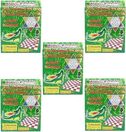 Damas Chinas y Damas Inglesas 2 en 1 – Paquete de 5 Piezas de mayoreo !!: Amazon.com.mx: Juegos y juguetes