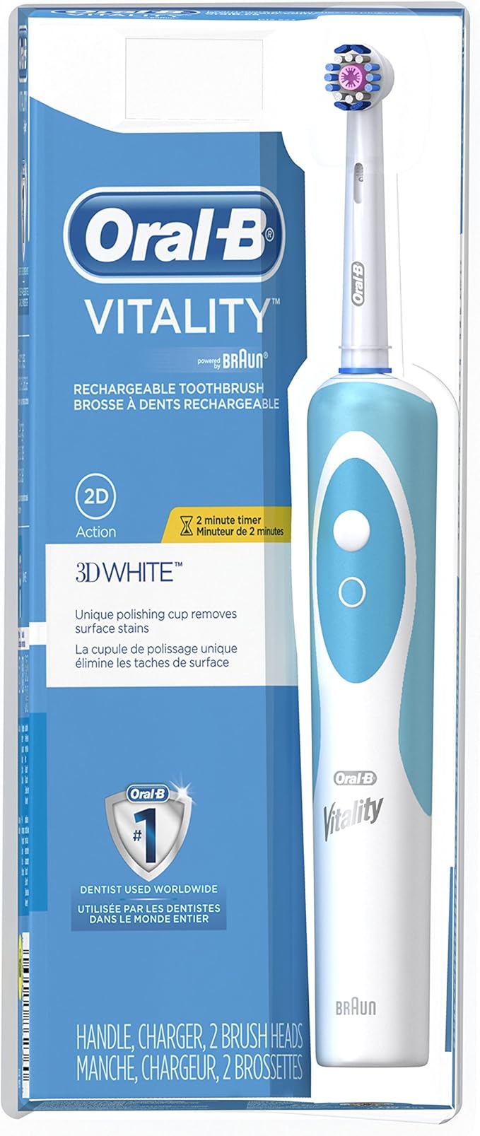 OralB Vitality Pro White brosse à dents électrique rechargeable 1