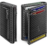 KEMISANT Men Wallet, Leather Wallet Card Holder 13Cards+Bill Pocket+Coin Slot