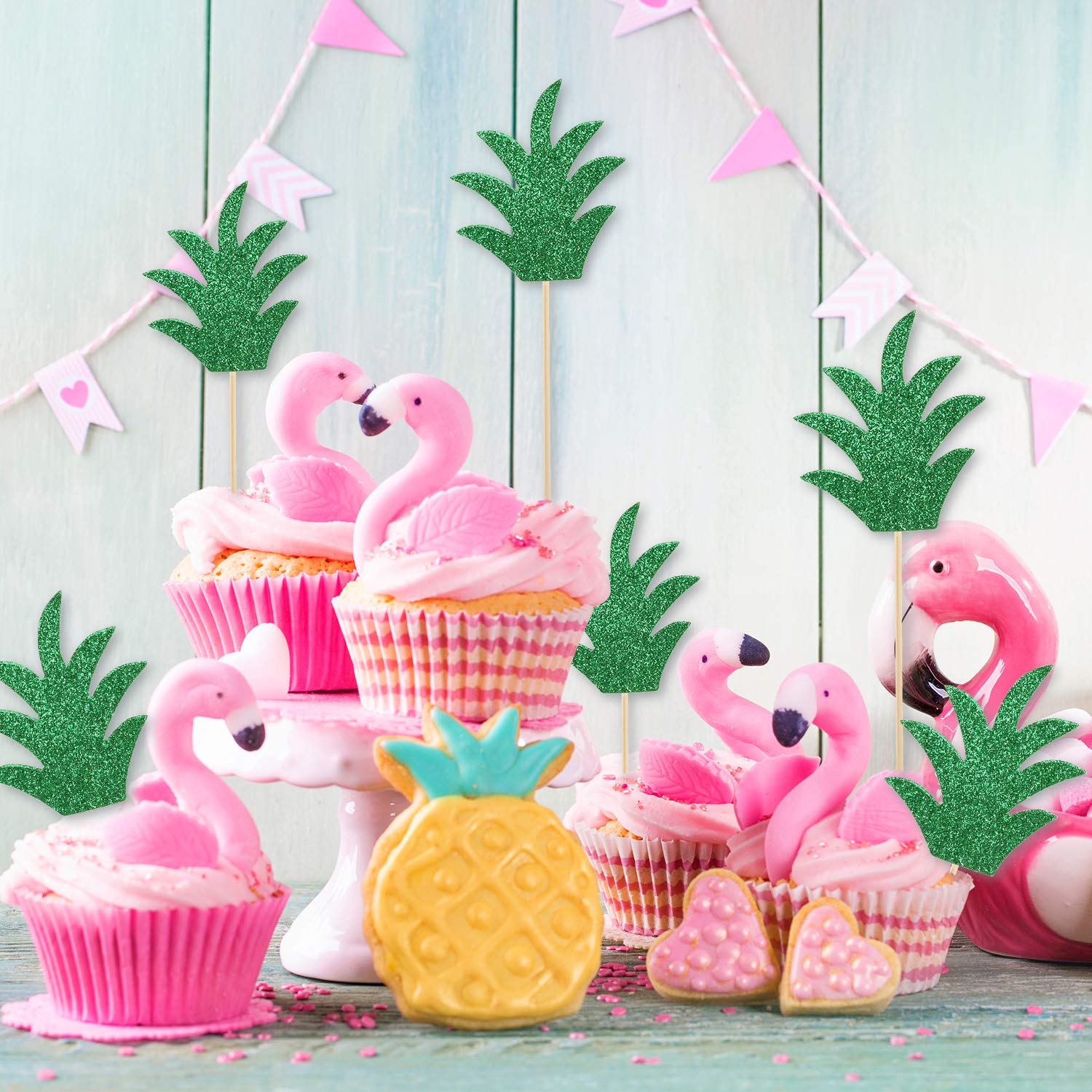25 Pieces Cupcake Toppers Ananas Topper De Gateau Flamant Happy Birthday Choix De Gateaux Pour Hawaiian Luau Tropical Decorations De Fete Dete Style Set 2 Fournitures De Loisirs Creatifs Loisirs Creatifs gd In