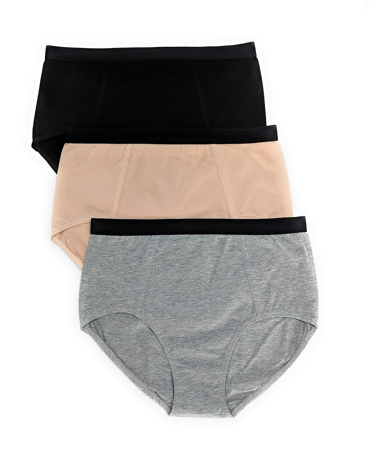 Buy Vogi Women's Cotton & Spandex Briefs (Pack of3) at Amazon.in