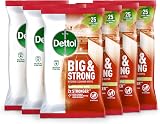 Dettol Big Wipes 150 Pack Kitchen Antibacterial Disinfectant Heavy Duty Grime