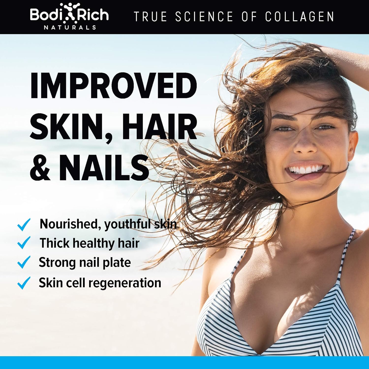 Collagen Powder - Enhanced Absorption Collagen Peptides Powder - Multi Collagen for Hair, Skin & Nails - Bovine Collagen Supplements - Hydrolyzed Collagen Powder for Bones, Muscles & Joints: Health & Personal Care