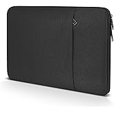 CaseBuy MacBook Pro 16 inch Sleeve Protective Case for 16-inch New MacBook Pro M4/M3/M2/M1 Pro/Max A3186 A3403 A2991 A2780 A2485 2025-2021, Water-Resistant Laptop Bag with Accessory Pocket -Black