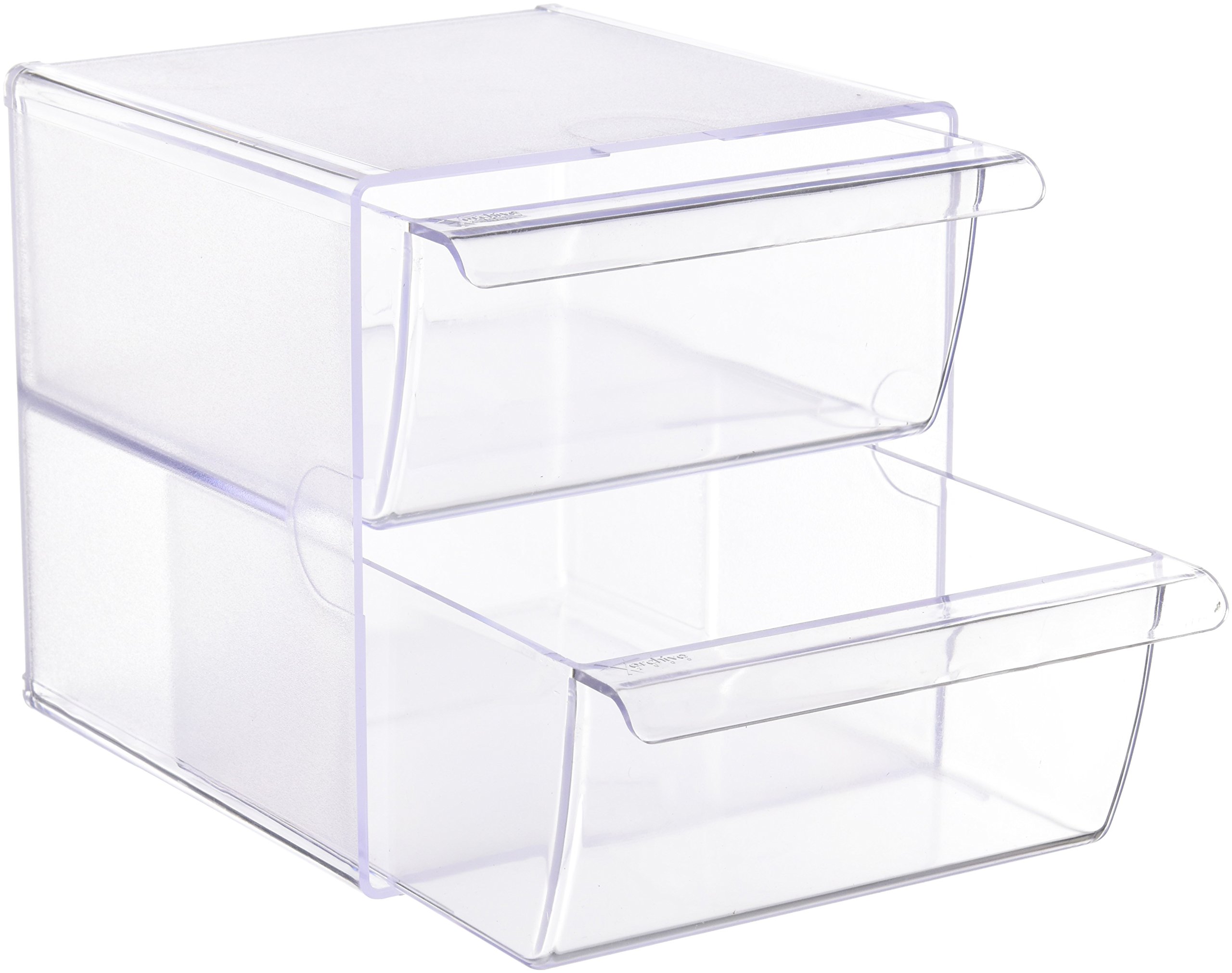 File 2000 6702 CSTP – Large 2 Drawer Cube Organizer in Plastic