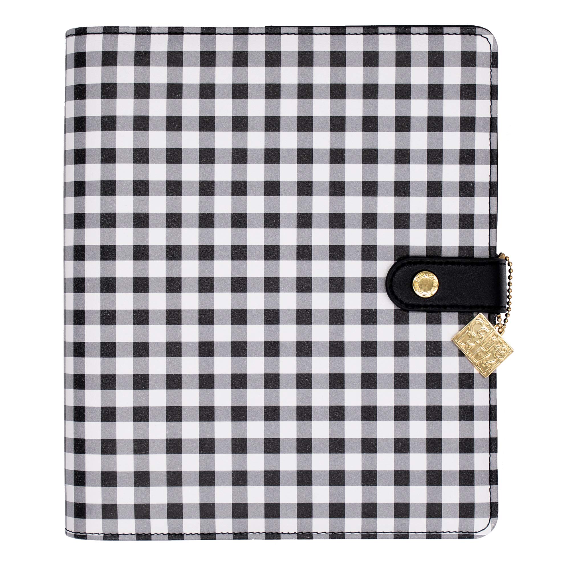 Pukka Pad, Carpe Diem A5 Planner with Weekly, Monthly Undated Inserts, 25 x 24 x 5 cm, Buffalo Check