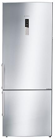 Bosch 505 L 2 Star Frost Free Double Door Refrigerator(KGN57AI40I, Silver, Inverter Compressor, Bottom Freezer)
