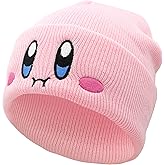 Ohjijinn Anime Beanie Pink Beanie Cute Kawaii Knit Hats, Funny Beanie Hat Winter