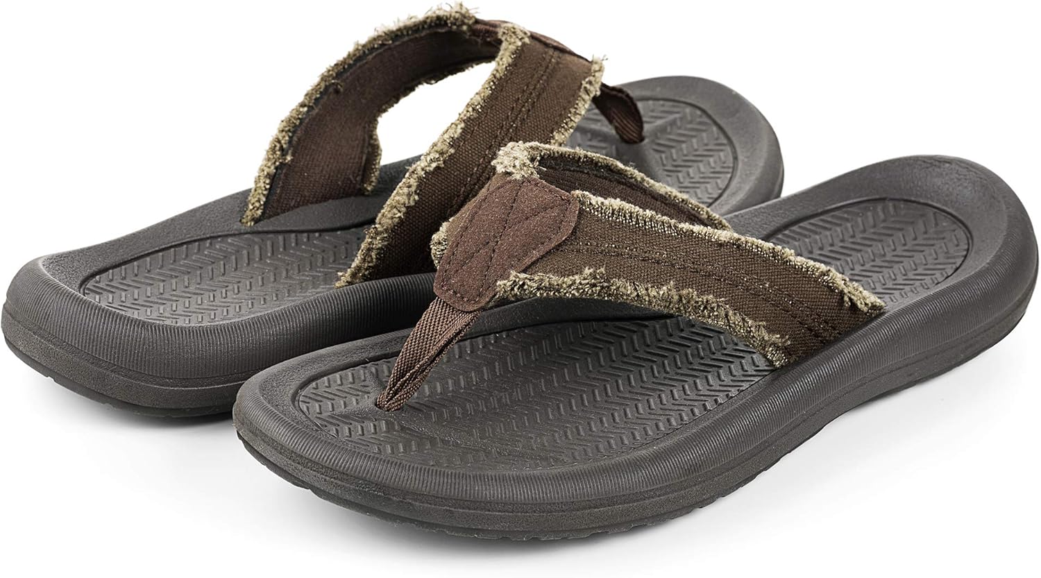  | KRABOR Mens Flip Flops, Comfort Arch Support Sport Thong Sandals for Outdoor Size 7-14 | Sandals
