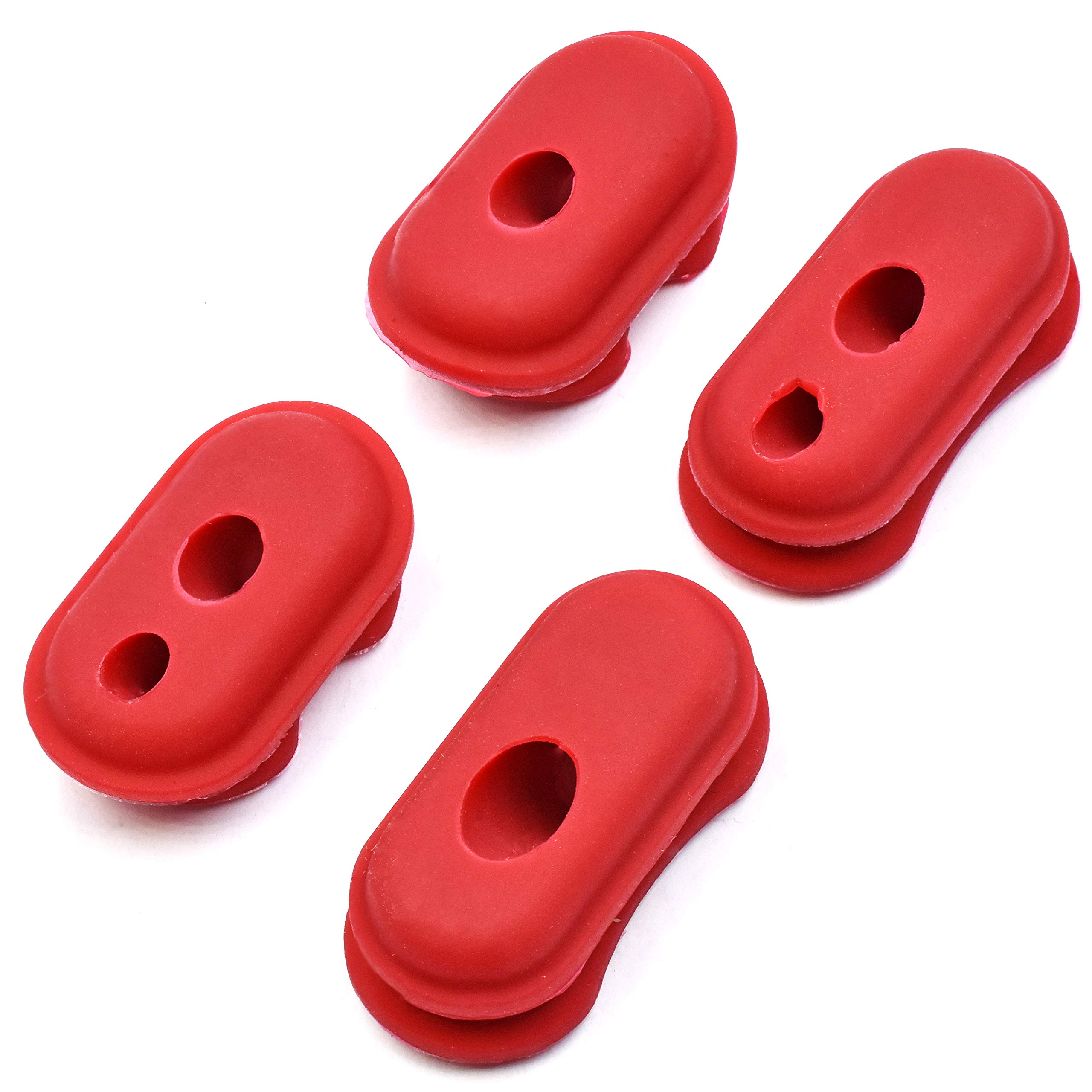 myBESTscooter - Rubber Cable Cover Cap For Xiaomi M365 1S Essential Model 3 Pro 2 Electric Scooter (Red)