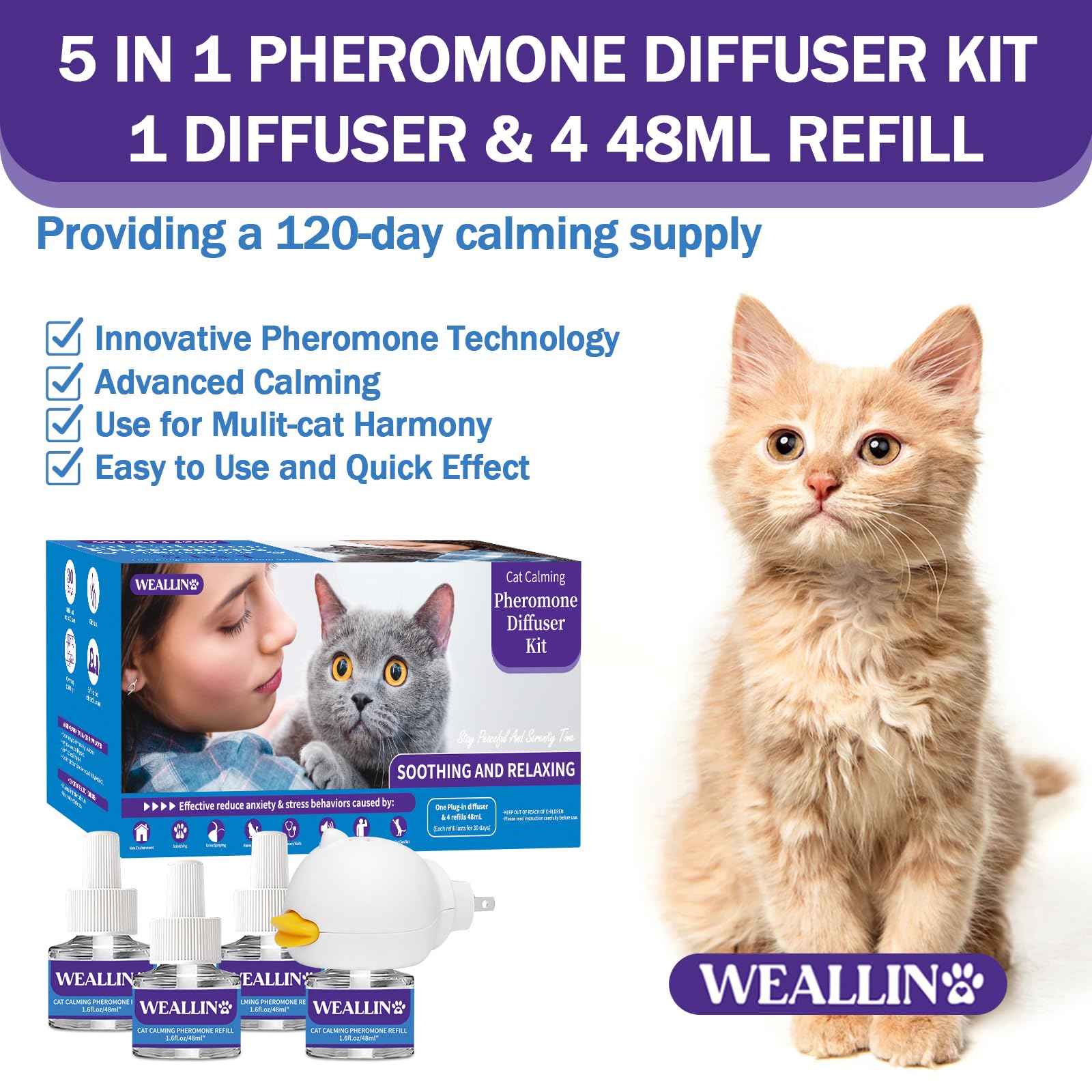 Cat Calming Diffuser Kit
