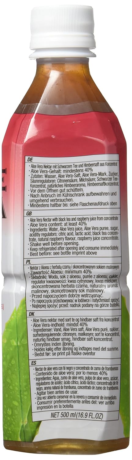 Allgroo Nectar de Aloe Vera con Té Negro Y Concentrado de Zumo de ...