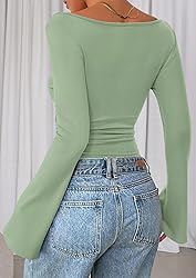 PRETTYGARDEN Women's Long Sleeve Shirts 2025 Fall