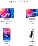ASUS ProArt PA278CV 27 inch IPS WQHD USB-C Calman Verified Monitor view 5