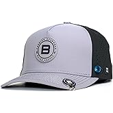 BRIMZ Golf Performance Hat - Tee Holder & Magnetic Ball Marker - Breathable, Sweat & Water Resistant Golfing Snapback Hat