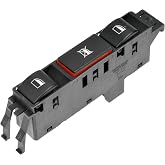 Dorman 901-525 Front Driver Side Power Window Switch, Console Mounted with Window Lock Compatible with Select BMW Models