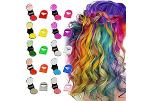 COLAYERIST Hair Chalk for Girls Washable, 10PCS Temporary Hair Color for Kids Adults, Temporary Hair Dye Wax Kids Makeup, Great Christmas Birthday Gifts for 6-13 Year Old Girls (Pink etc.)