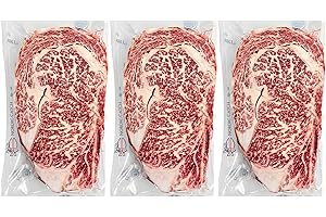 Nordic Catch Grade A5 Japanese Wagyu Steak Without Bone, Always Fresh Thick Cut, Skin-Packed 100% Authentic A5 Wagyu Steak from Kagoshima Reserve - Great Gift