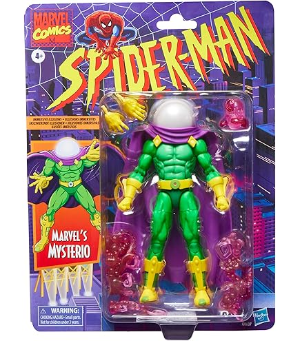 Amazon.com: Spider-Man Marvel's Mysterio Retro Collection Action