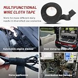 Red Wolf 1In x 50ft Wire Harness Tape Cloth High Temp Self-Adhesive view 7