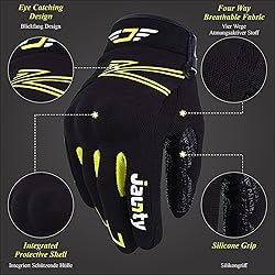 JAUNTY Professional Motorcycle Gloves Knuckle